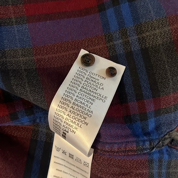 Ben Sherman plaid shirt size Medium - Picture 5 of 5